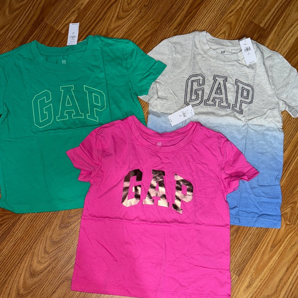 (3) NWT GAP Kids' GIRLS 6/7 T-Shirts
